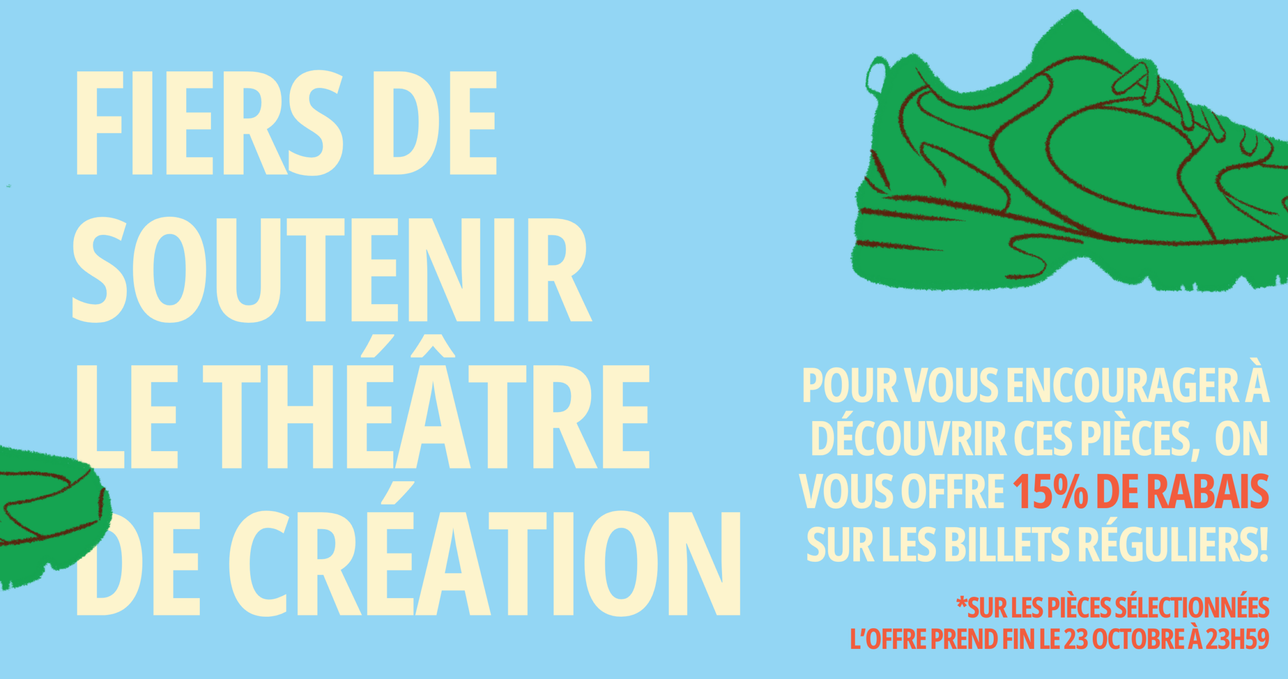 Promotion théâtre de création